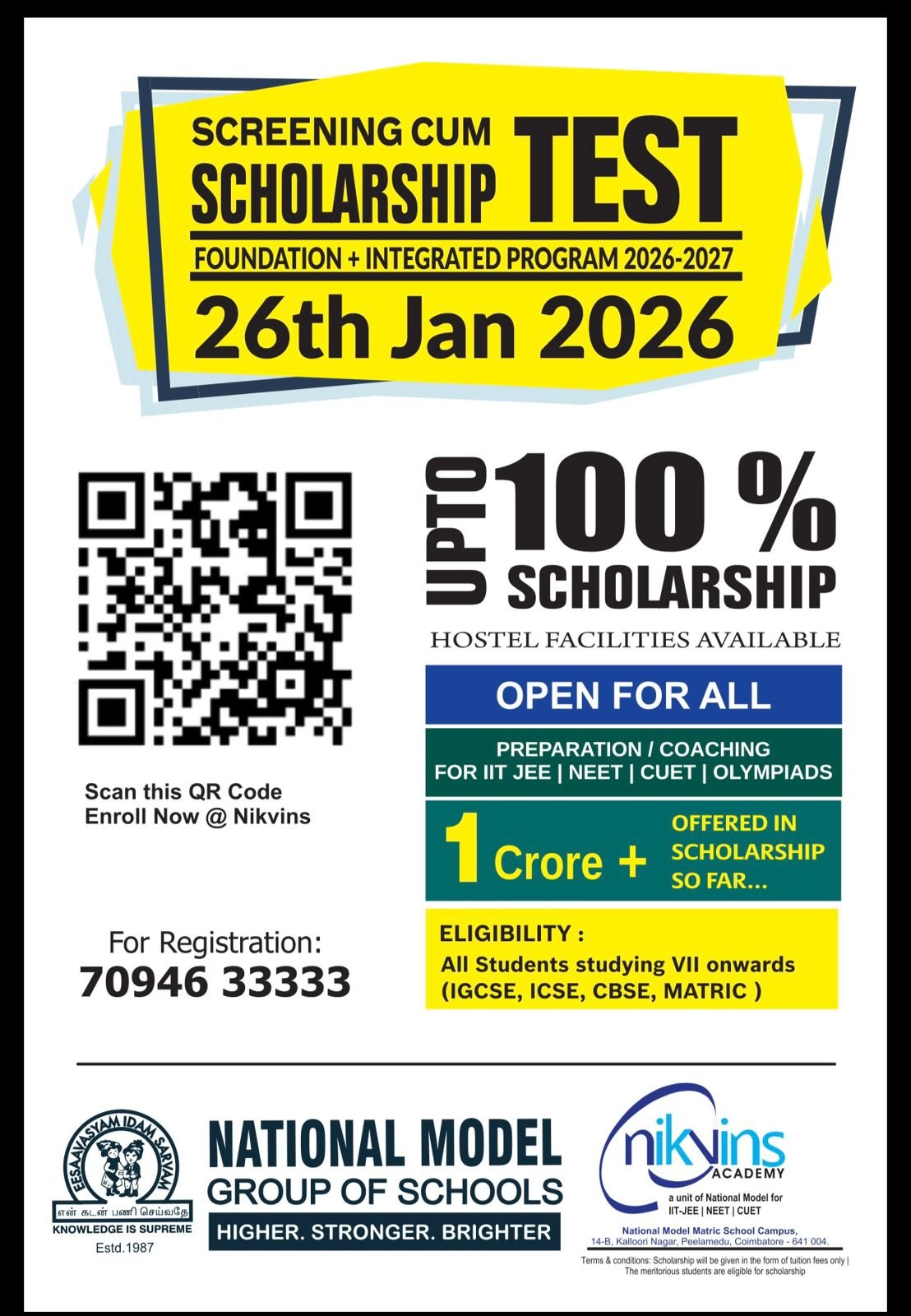Scholarship Poster
